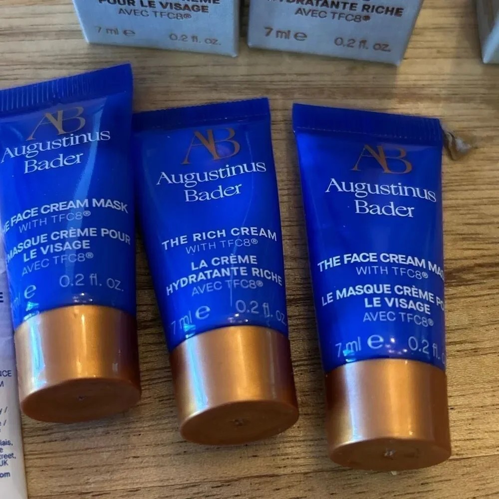 New Augustinus Bader three piece set the face cream mask the rich cream travel s